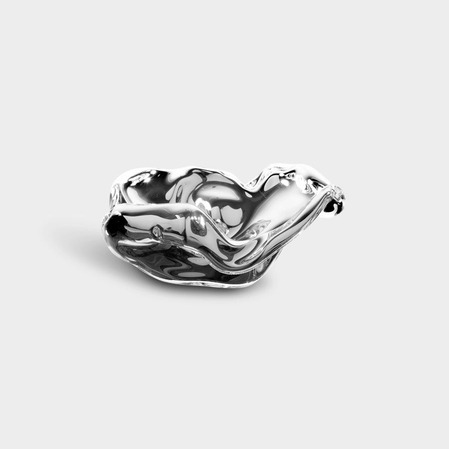 SILVER MELTED ASHTRAY | agustina ros