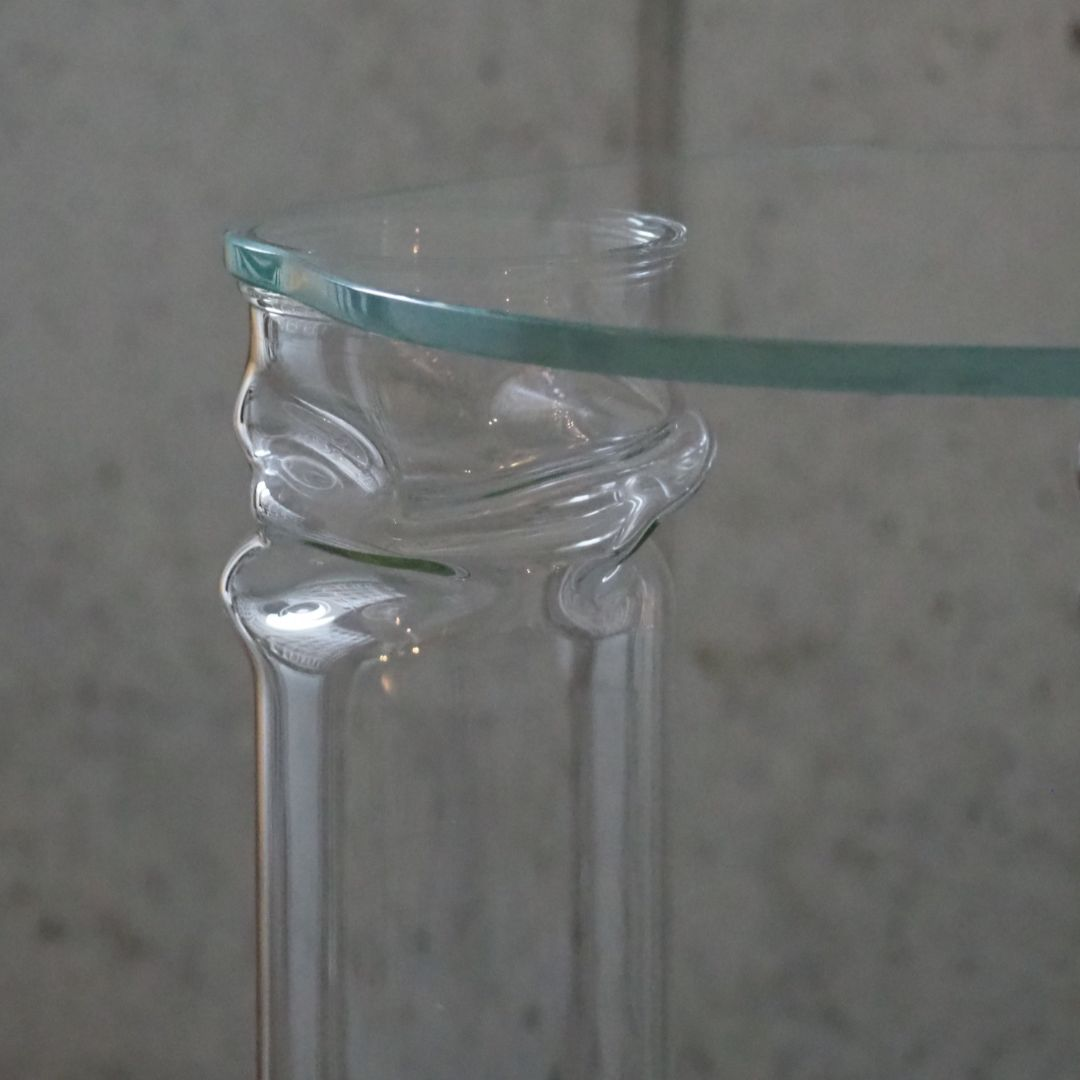 MELT GLASS SIDE TABLE | alexandra arias